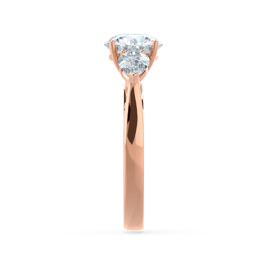 1.5 CT Round Pave Lab Grown Diamond Engagement Ring