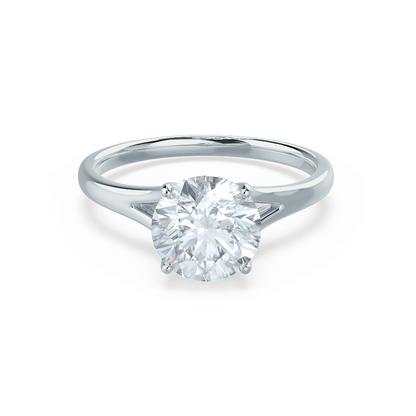 0.5 CT Round Solitaire Lab Grown Diamond Engagement Ring