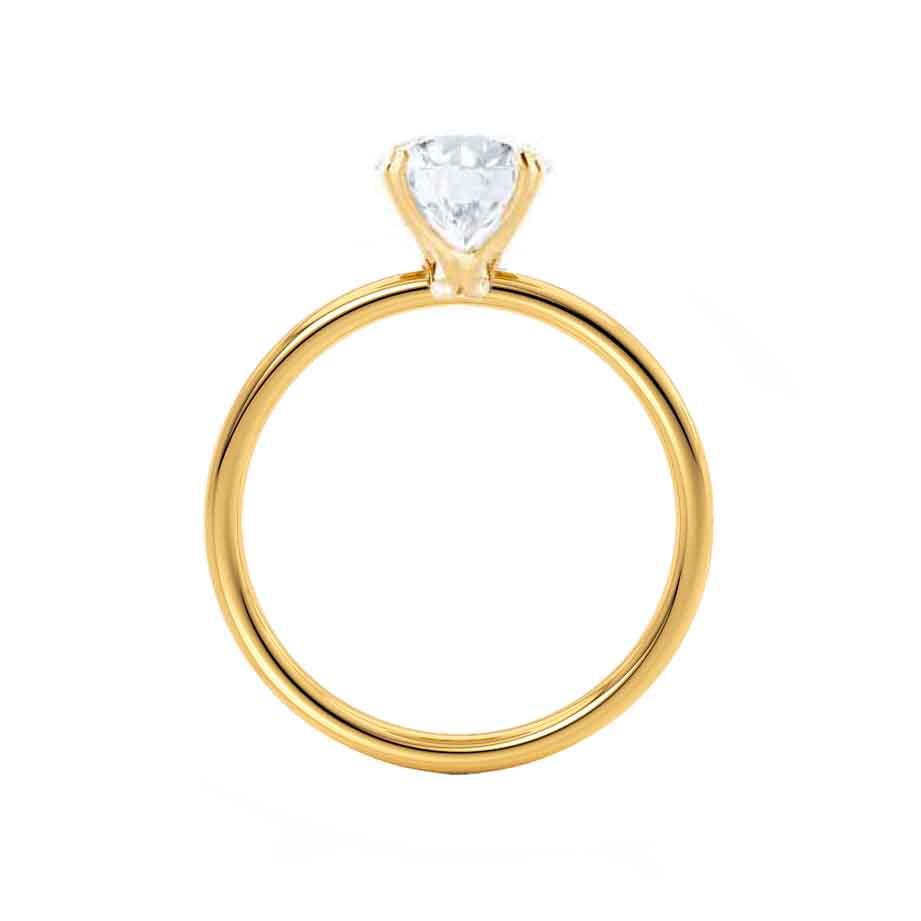 1.2 CT Round Solitaire Lab Grown Diamond Engagement Ring